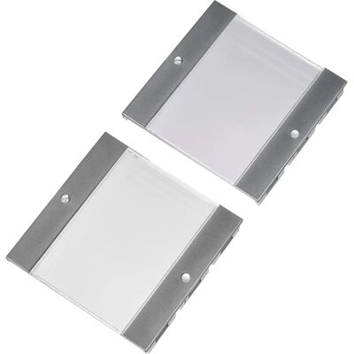 Gira 213226 Doppel-Schalter - System 55 - Aluminium Gira 213226 Doppel-Schalter - System 55 - Aluminium