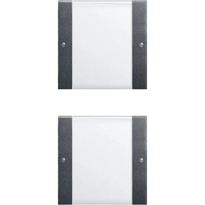 Gira 213228 - Wippenset 2-fach - Anthrazit - System 55 Gira 213228 - Wippenset 2-fach - Anthrazit - System 55