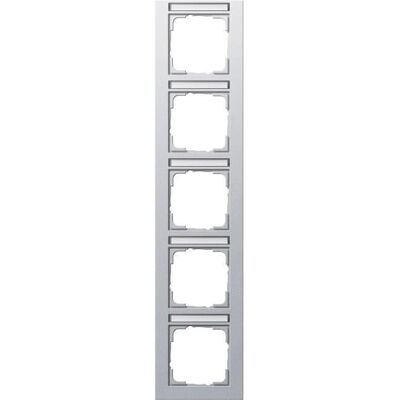 Gira 111525 - Cadre de couverture vertical en aluminium 5f - Cadre de couverture d'interrupteur - Publicité Gira 111525 - Cadre de couverture vertical en aluminium 5f - Cadre de couverture d'interrupteur - Publicité