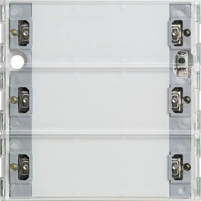 Gira 3-Gang KNX Tastsensor - System 55, Transparent Gira 3-Gang KNX Tastsensor - System 55, Transparent
