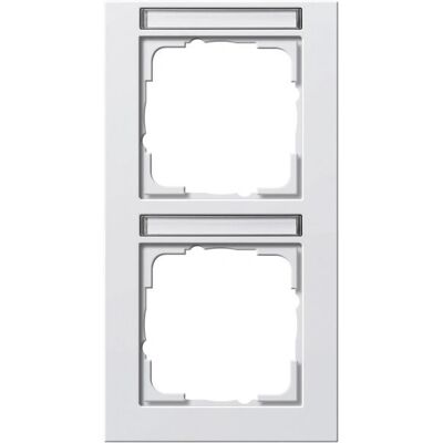 Gira 1102 Weiße Abdeckrahmen - IP20 - 2-fach Gira 1102 Weiße Abdeckrahmen - IP20 - 2-fach
