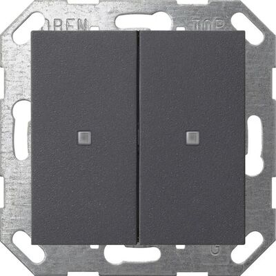 GIRA 517328 - Taster Wippe KNX, 2f, Anthrazit GIRA 517328 - Taster Wippe KNX, 2f, Anthrazit