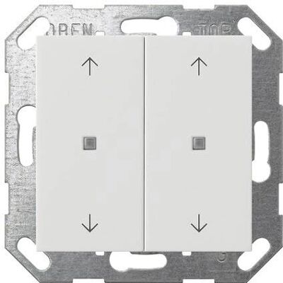 GIRA 517403 - Taster Wippe KNX, 2f, Reinweiß GIRA 517403 - Taster Wippe KNX, 2f, Reinweiß