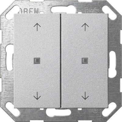 GIRA 517426 - Taster Wippe KNX, 2f, Alu GIRA 517426 - Taster Wippe KNX, 2f, Alu