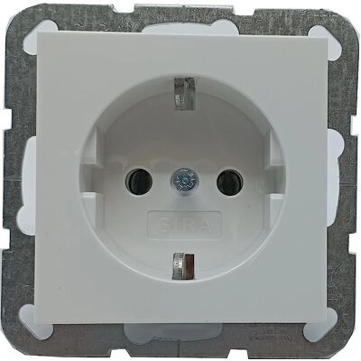 GIRA 4188 03 - Electrical Outlet - White GIRA 4188 03 - Electrical Outlet - White
