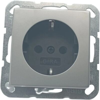 Gira 4188600 Edelstahl Steckdose - Elektrische Dose Gira 4188600 Edelstahl Steckdose - Elektrische Dose