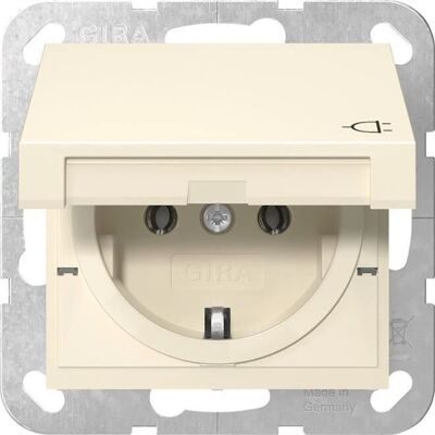 Gira 445401 Schutzkontaktsteckdose - Elektrischer Anschluss Gira 445401 Schutzkontaktsteckdose - Elektrischer Anschluss