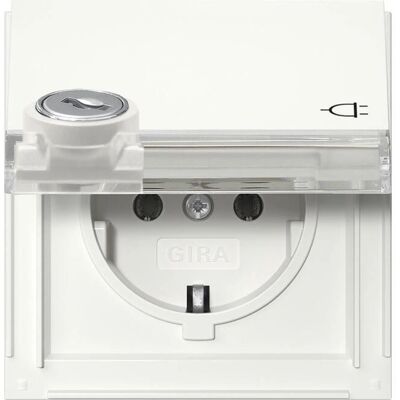 Gira 446766 SCHUKO KD Steckdose mit Schloss - Elektrische Dose Gira 446766 SCHUKO KD Steckdose mit Schloss - Elektrische Dose