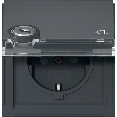 Gira Modell 446767 - Verriegelbare Wandsteckdose - IP44 Gira Modell 446767 - Verriegelbare Wandsteckdose - IP44