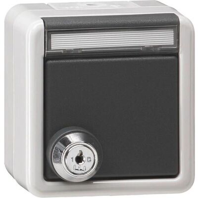 Gira 456930 Schuko Steckdose mit Schloss - Elektrosteckdose Gira 456930 Schuko Steckdose mit Schloss - Elektrosteckdose