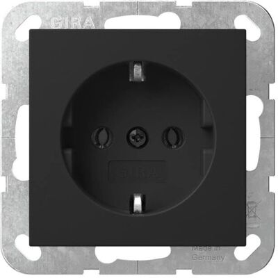 Gira System 55 Inbouwstopcontact - Elektrisch stopcontact Gira System 55 Inbouwstopcontact - Elektrisch stopcontact
