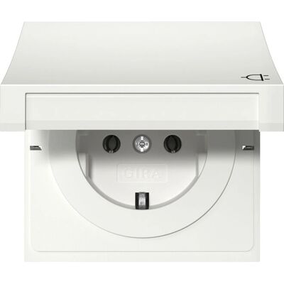 Gira, Prise, 4454112 SCHUKO KD Interrupteur de surface Blanc - Publicité Gira, Prise, 4454112 SCHUKO KD Interrupteur de surface Blanc - Publicité