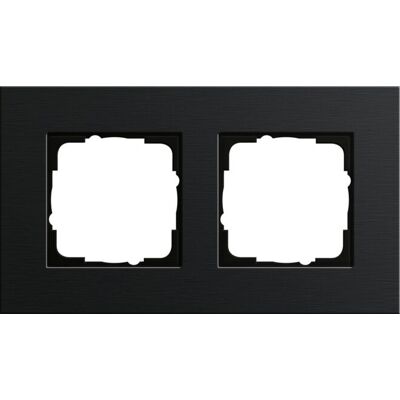 Gira 0212126 Cadre de Couverture en Aluminium Noir - Cover Frame - Publicité Gira 0212126 Cadre de Couverture en Aluminium Noir - Cover Frame - Publicité