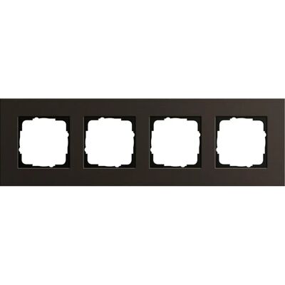 GIRA 0214127 - Abdeckrahmen 4-fach Aluminium - Schalterrahmen GIRA 0214127 - Abdeckrahmen 4-fach Aluminium - Schalterrahmen