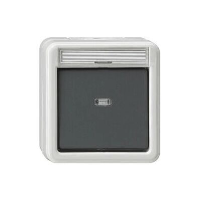 GIRA 011230 Interrupteur électrique - Gris IP44 - Publicité GIRA 011230 Interrupteur électrique - Gris IP44 - Publicité