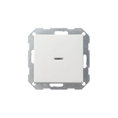 Gira 012203 White Electrical Switch - 2-Pole, Illuminated, Surface Mount Gira 012203 White Electrical Switch - 2-Pole, Illuminated, Surface Mount