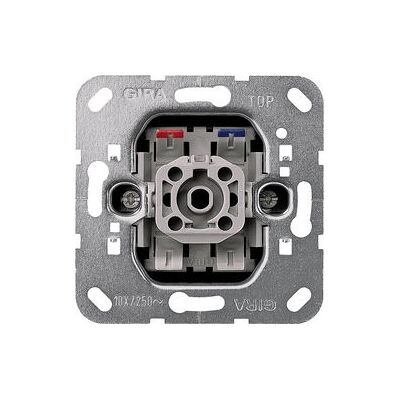 GIRA 015000 Metallischer Schalter - Wipptaster, Unterputz, IP20 GIRA 015000 Metallischer Schalter - Wipptaster, Unterputz, IP20