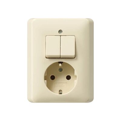GIRA 017501 Prise murale crème - Socket-outlet - Publicité GIRA 017501 Prise murale crème - Socket-outlet - Publicité