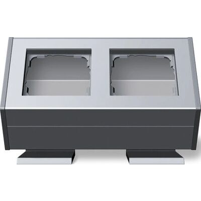 GIRA 7875255 Wandplatte / Schalterabdeckung Aluminium GIRA 7875255 Wandplatte / Schalterabdeckung Aluminium