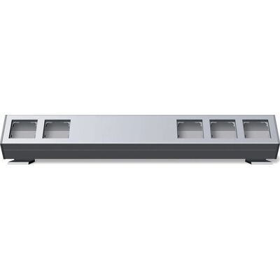 GIRA 119526 Profil 5-fach Aluminium Wandplatte - Wand- /Schalterabdeckung GIRA 119526 Profil 5-fach Aluminium Wandplatte - Wand- /Schalterabdeckung