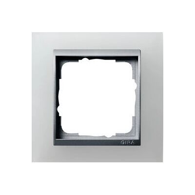 Gira Weiß Aluminium Rahmen - Wand-Schalterabdeckung Gira Weiß Aluminium Rahmen - Wand-Schalterabdeckung