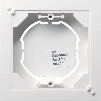 Gira AP-Rahmen 1f.rws-gl flach - Wandrahmen Gira AP-Rahmen 1f.rws-gl flach - Wandrahmen