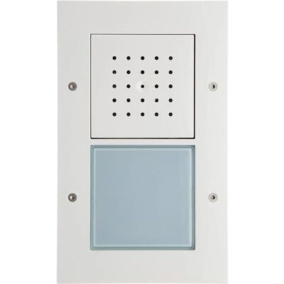 Gira Reinweiß Wand-Gegensprechanlage 1-Taster - Vandalismusschutz Gira Reinweiß Wand-Gegensprechanlage 1-Taster - Vandalismusschutz