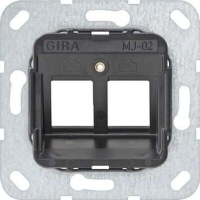 Gira Modular Jack 2 2fach UP Tragring - Electrical Accessory Gira Modular Jack 2 2fach UP Tragring - Electrical Accessory