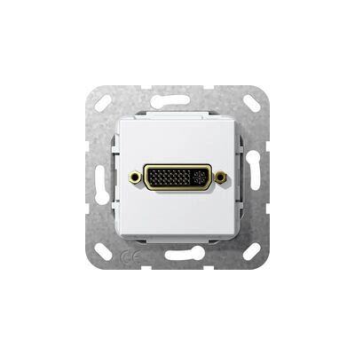 Gira 4846119 Steckdose DVI-I Weiß - Steckdose Gira 4846119 Steckdose DVI-I Weiß - Steckdose