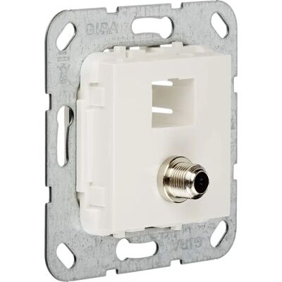 Gira Modular Jack RJ45 Cat6A - IP20, white, glossy Gira Modular Jack RJ45 Cat6A - IP20, white, glossy