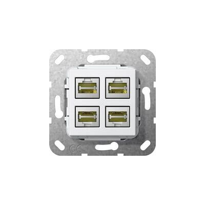 Gira 569803 Modular Jack RJ45 Cat6A 10 Gbit - Steckdose Gira 569803 Modular Jack RJ45 Cat6A 10 Gbit - Steckdose