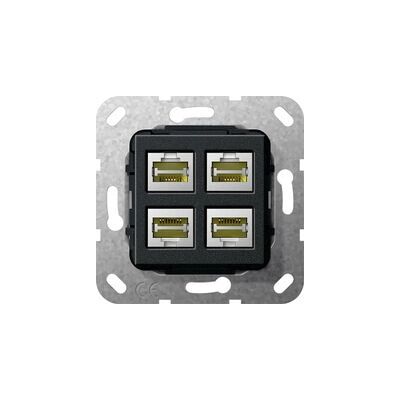 GIRA 569910 Modular Jack RJ45 Cat6A 10 Gbit - Netzwerkdose GIRA 569910 Modular Jack RJ45 Cat6A 10 Gbit - Netzwerkdose