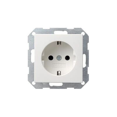 GIRA 046627 Socket Outlet - CEE 7/3 White GIRA 046627 Socket Outlet - CEE 7/3 White