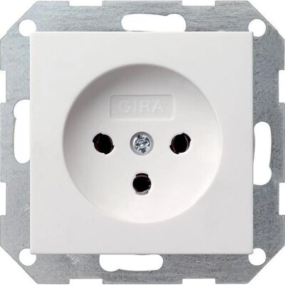Gira Modell 047903 System 55 Reinweiß - Steckdose Gira Modell 047903 System 55 Reinweiß - Steckdose
