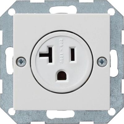 Gira 048703 Weiße NEMA 5-20 R Steckdose - Elektro-Outlet Gira 048703 Weiße NEMA 5-20 R Steckdose - Elektro-Outlet