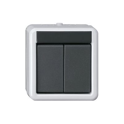 GIRA 516230 Grau KNX 2P Taster - Elektrischer Schalter GIRA 516230 Grau KNX 2P Taster - Elektrischer Schalter