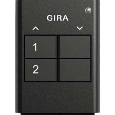 Gira 535210 Zdalny Sterownik Bezprzewodowy - 2 Kanały, RF 868,3 MHz Gira 535210 Zdalny Sterownik Bezprzewodowy - 2 Kanały, RF 868,3 MHz