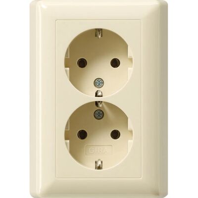 Gira 078001 Doppelsteckdose - Elektrosteckdose Gira 078001 Doppelsteckdose - Elektrosteckdose