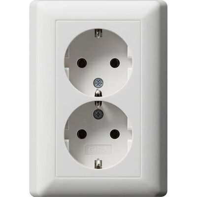 GIRA 078804 - Doppel-SCHUKO 2fach - Steckdose GIRA 078804 - Doppel-SCHUKO 2fach - Steckdose