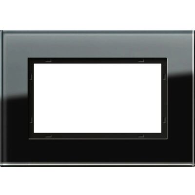 GIRA 100105 Abdeckrahmen 1,5fach - Schwarz GIRA 100105 Abdeckrahmen 1,5fach - Schwarz