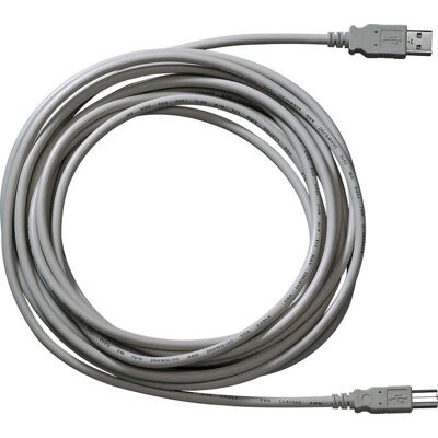 Gira 090300 USB-Kabel - 3m - USB A zu USB B - Männlich - Grau Gira 090300 USB-Kabel - 3m - USB A zu USB B - Männlich - Grau