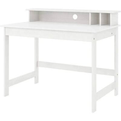 Inter Link Bureau HILDA en Pin Massif Blanc Inter Link Bureau HILDA en Pin Massif Blanc