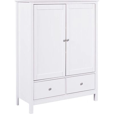 CHILOM - Buffet haut 2 portes - white pine - Storage cabinet CHILOM - Buffet haut 2 portes - white pine - Storage cabinet