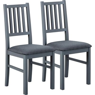 Chaises de Salle à Manger Gris Luzerna - Fauteuils de Salle à Manger Chaises de Salle à Manger Gris Luzerna - Fauteuils de Salle à Manger