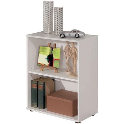 Bibliothèque Blanche Altri - Moderne de 75cm de Hauteur avec 1 Étagère - Bibliothèque - Publicité Bibliothèque Blanche Altri - Moderne de 75cm de Hauteur avec 1 Étagère - Bibliothèque - Publicité