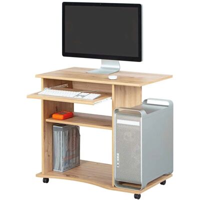Scrivania Sconto Addu - MDF, 80x75x50cm, Effetto legno Scrivania Sconto Addu - MDF, 80x75x50cm, Effetto legno