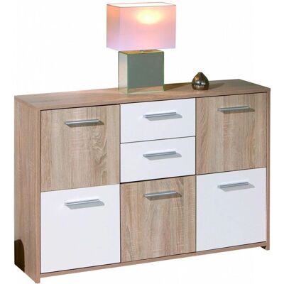 Credenza Bianco e Rovere di Inter Link Credenza Bianco e Rovere di Inter Link