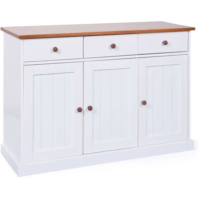 Sconto Westerland Weiß Sideboard - Sideboard Sconto Westerland Weiß Sideboard - Sideboard