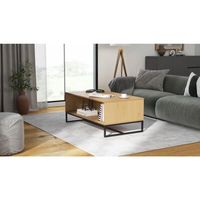 VYRNO Natuurlijke dennen salontafel - 110x60x45 cm VYRNO Natuurlijke dennen salontafel - 110x60x45 cm