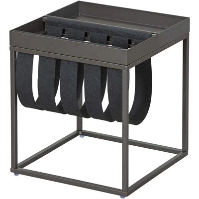 Sconto - Tavolino Club NY Magazin - Grigio - 35x35x40cm - Mobili soggiorno Sconto - Tavolino Club NY Magazin - Grigio - 35x35x40cm - Mobili soggiorno